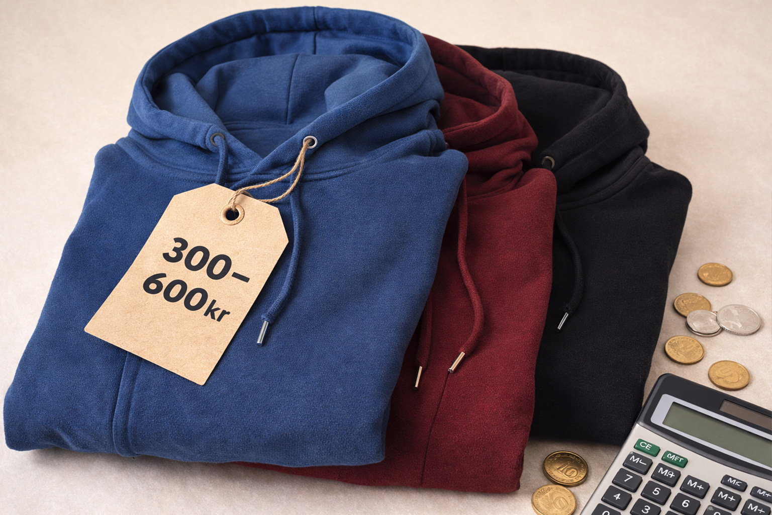 Bilden visar vad Skoltröjor kostar på olika hemsidor